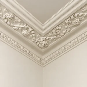 PPM 58 Egg & Dart Floral Leaf Cornice